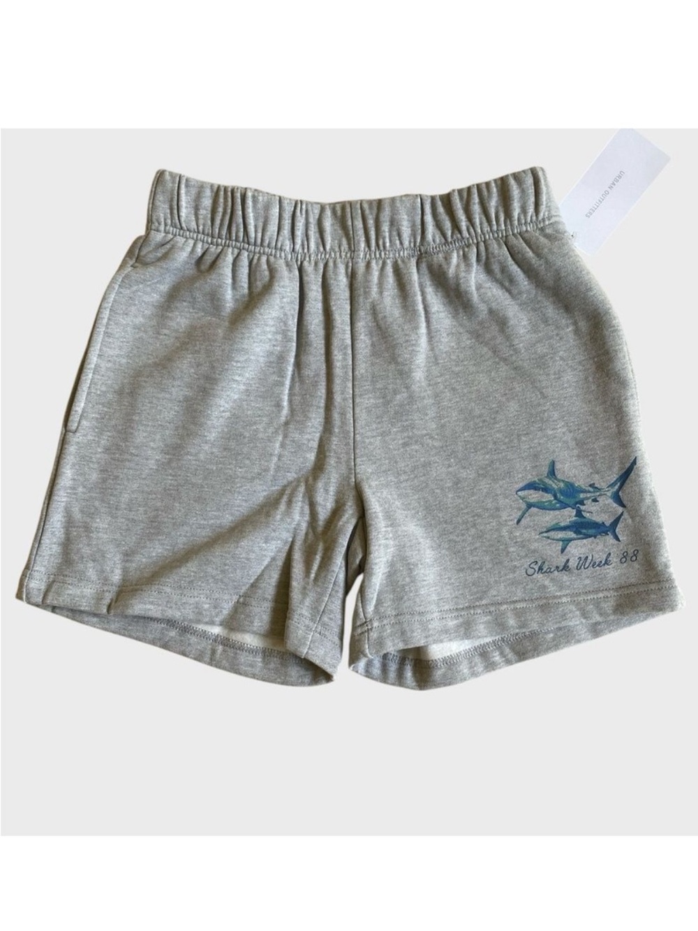 NWT Discovery Shark Week 88 Lounge Shorts Women's Size XS Grey Urban Outfitters